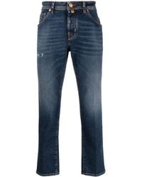 Jacob Cohen - Scott Low-rise Tapered Jeans - Lyst