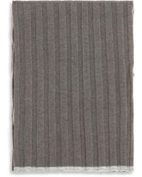 Brunello Cucinelli - Cashmere Scarf Kashmir/Capra Hircus - Lyst