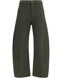 Mother - The Half Pipe Flood Jeans Cotton; Elastane - Lyst