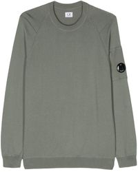 C.P. Company - Len-Detailed Sleeved Sweater - Lyst