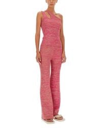 REMAIN Birger Christensen - Soleima Pants With Elastic Waistband Viscose Trousers - Lyst