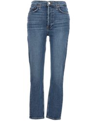 RE/DONE - Jeans '90S High Rise Ankle Crop' - Lyst