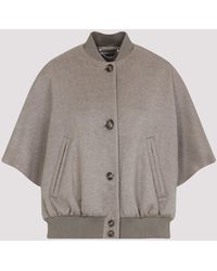 Max Mara - Leticia Bomber Cape - Lyst