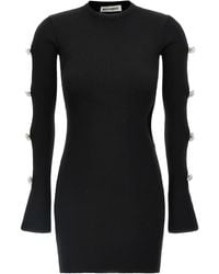 Mach & Mach - 'Cut-Out Crystal Bow' Dress - Lyst