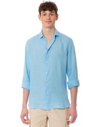 Mc2 Saint Barth - Light Linen Pamplona Shirt - Lyst