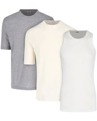 Jil Sander - Set Of 2 T-Shirts And Tank Top - Lyst
