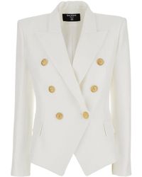 Balmain - Double-Breasted Jacket - Lyst
