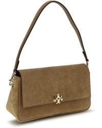 Tory Burch - Shoulder Bag Charlie Mini Suede - Lyst