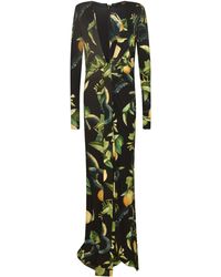 Roberto Cavalli - Long-Length Printed Dress - Lyst
