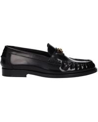 Versace - Leather Loafer - Lyst