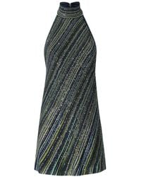 Missoni - Striped Mini Dress - Lyst