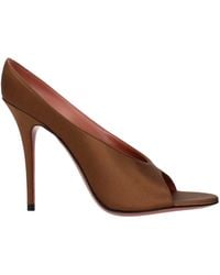 AMINA MUADDI - Satin High Heel Pumps - Lyst