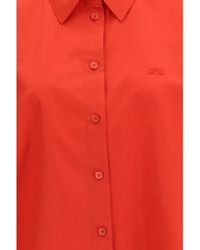 Loewe - Short Sleeve Trapeze Shirt Cotton - Lyst