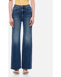 Mother - Roller Skimp High Waisted Cotton Jeans - Lyst