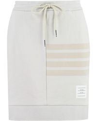 Thom Browne - Cotton Mini-skirt - Lyst