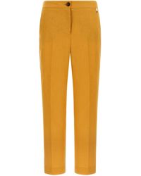 Herno - Linen Trousers - Lyst