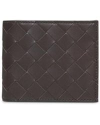 Bottega Veneta - Bi-Fold Intrecciato Wallet - Lyst