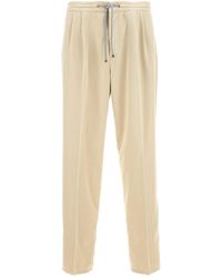 Brunello Cucinelli - Corduroy Leisure Fit Pants - Lyst