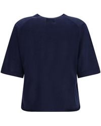 Loulou de Saison - Nala Fine-Knit Cashmere T-Shirt Kashmir/Capra Hircus T-Shirts - Lyst