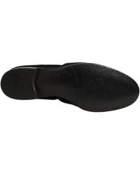 Dolce & Gabbana - Suede Slip On Slippers Loafers Shoes Leather - Lyst