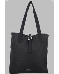 A.P.C. - Tote Bag Archive Polyester Shoulder - Lyst