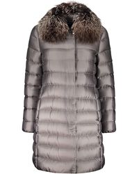 Moorer - Zip And Snap Button Fastening Down Jacket - Lyst
