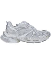 Balenciaga - Low Top Sneakers With Logo Lettering On The Heel And Panelled Design - Lyst