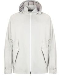 Herno - Gray Polyamide Shell Jacket - Lyst