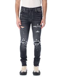 Amiri Mx1 Leather Jeans - Black