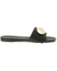 Loewe - Sandals Pebble Calf Leather - Lyst