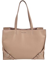 Orciani - Logo Detail Top Lock Tote - Lyst
