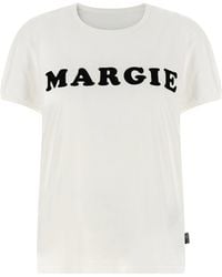 MM6 by Maison Margiela - Arc Print T-Shirt - Lyst