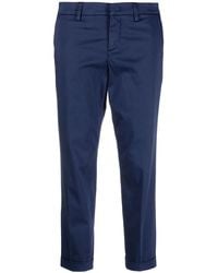 Fay - Stretch-Cotton Trousers - Lyst