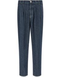 Brunello Cucinelli - Cotton Straight-Leg Jeans Clothing - Lyst
