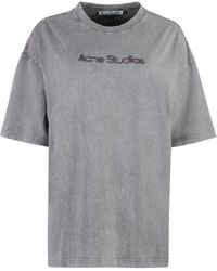 Acne Studios - Cotton Crew-Neck T-Shirt - Lyst