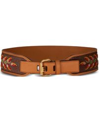 Etro - Paisley Belts With Embroideries - Lyst