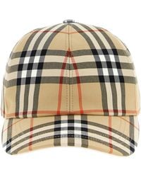 Burberry - Check Cap - Lyst