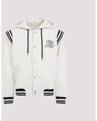 パーカー・フーディ Off White Off Fleece Varsity Hoodie Off-White fleece varsity hoodie | farfetch | REVERSIBLE