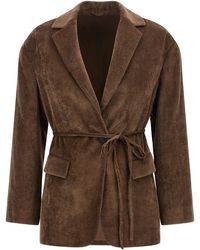 Brunello Cucinelli - Viscose Blazer Clothing - Lyst
