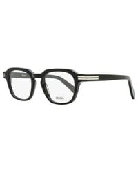 ZEGNA - Modern Keyhole Eyeglasses Ez5282 001 50Mm Plastic (Acetate) - Lyst