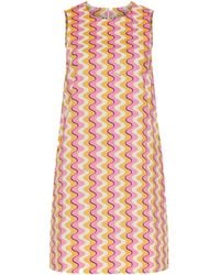 Marella - Multicolored Midi Dress With Future Print - Lyst