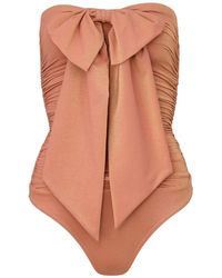 Zimmermann - One Piece Swimsuit With Bow Coco - Lyst