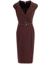 Pinko - Amdine Frisottino Terra Dress - Lyst
