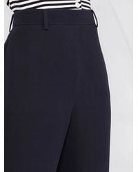 Valentino - High-Waisted Wide-Leg Trousers - Lyst