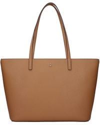 Tory Burch - Brown Leather Shoulder Bag - Lyst
