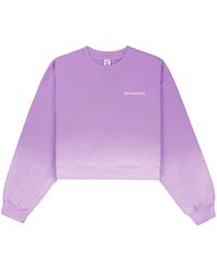 Sporty & Rich - Dip Dye Logo-Embroidered Sweatshirt - Lyst