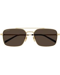 Gucci - Gg1957Sa Linea Institutional Logo Sunglasses - Lyst