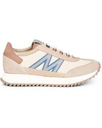 Moncler - Suede And Nubuck Pacey2 Sneakers - Lyst