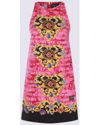 Versace - Fucsia Cotton Dress - Lyst