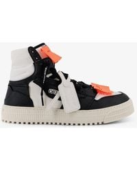 Off-White c/o Virgil Abloh - 3.0 Court High-Top Leather Sneakers - Lyst